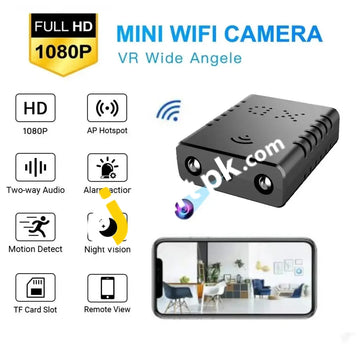 Xd-Wifi Mini Camera Smallest Security Hd 1080P Ip & Night Vision - Imported From Uk